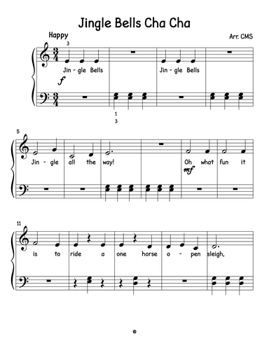 Jingle Bells Cha Cha (arr. CMS)