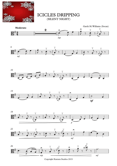 ICICLES DRIPPING FOR SOLO VIOLA  AND PIANO