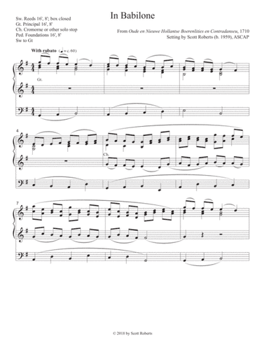 In Babilone (arr. Scott Roberts)
