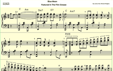 Blue Moon (arr. Doug Abbott)