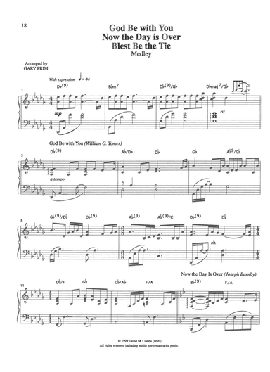 God Be with You / Now the Day Is Over / Blest Be the Tie Medley (arr. Gary Prim)