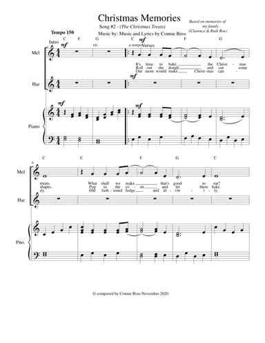 Christmas Memories - The Christmas Treats #2 duet & piano - from Christmas Memories Collection