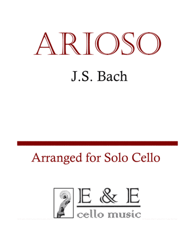 Arioso (arr. E & E Cello Music)