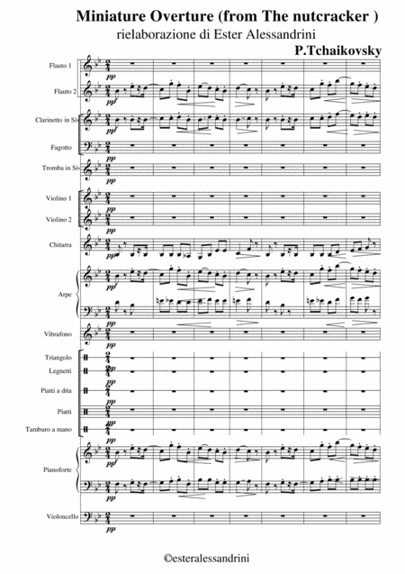 The Nutcracker : Miniature Overture (arr. Ester Alessandrini)