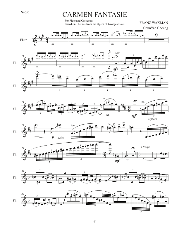 Carmen Fantasie (arr. ChunYan Cheung)