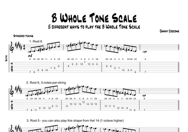 B Whole Tone Scale (5 Ways to Play)