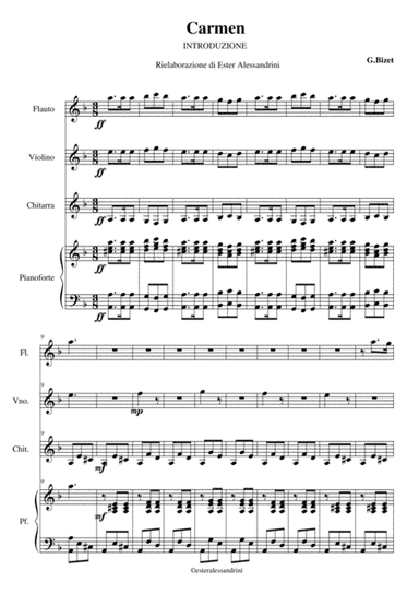 Carmen Introduzione (arr. Ester Alessandrini)
