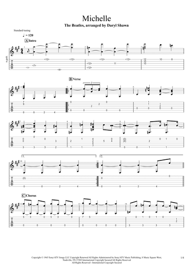 Michelle (arr. Daryl Shawn)