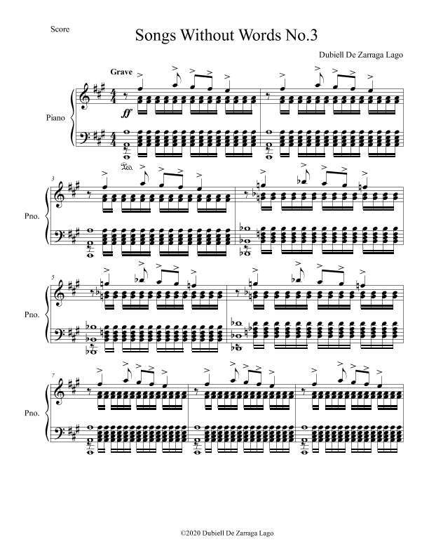 Songs Without Words No.3