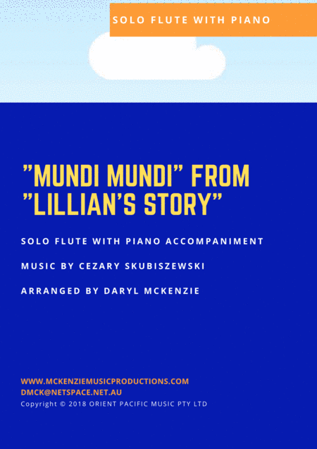 Mundi Mundi (arr. Daryl McKenzie)