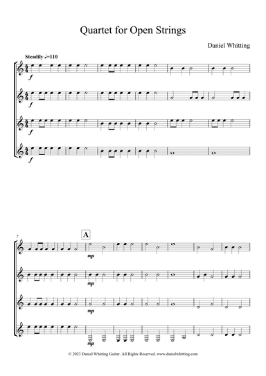 Quartet for Open Strings