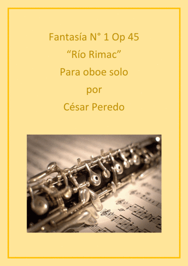 Fantasia N° 1 Op 45 para oboe solo - Rio Rimac