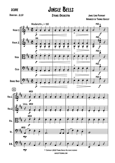 Jingle Bells (arr. Thomas Quigley)