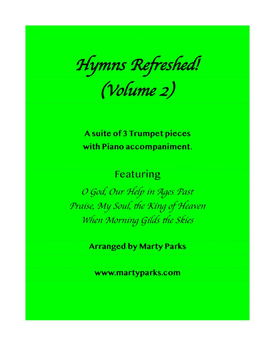 HYMNS REFRESHED! (Trumpet-Piano) Vol.2 (arr. Marty Parks)