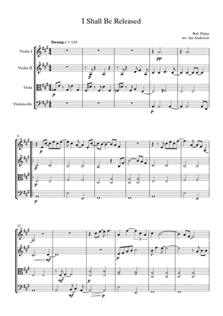 I Shall Be Released (arr. Ian Anderson)