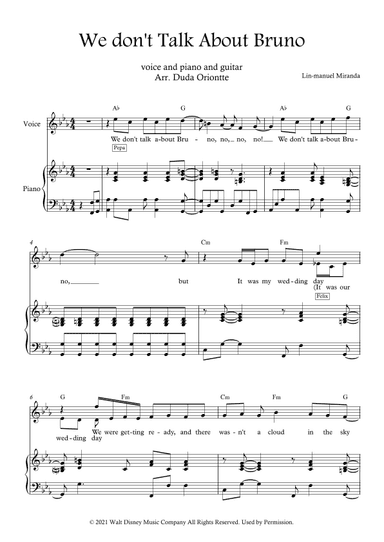 We Don't Talk About Bruno (arr. Duda Oriontte)