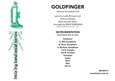 Goldfinger (arr. Brad Esbensen)