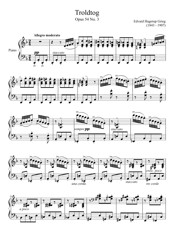 Troldtog (March of the Dwarfs) (arr. Zachary Corbett)