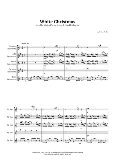 White Christmas (arr. Ander)
