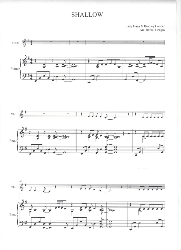 Shallow (arr. Rafael Dengra)