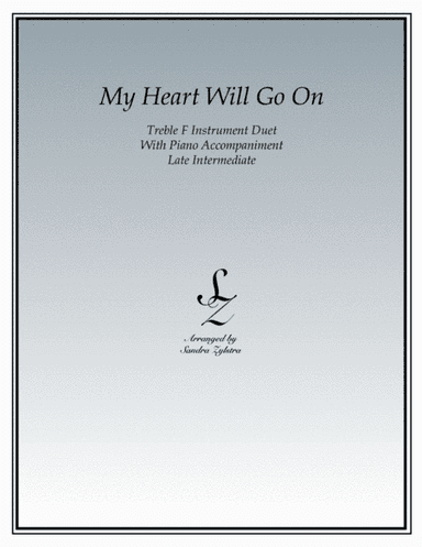My Heart Will Go On (Love Theme from Titanic) (arr. Sandra Zylstra)