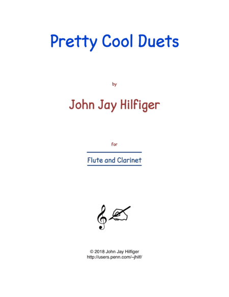 Pretty Cool Duets for Flute and Clarinet