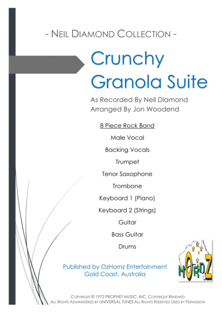 Crunchy Granola Suite (arr. Jon Woodend)