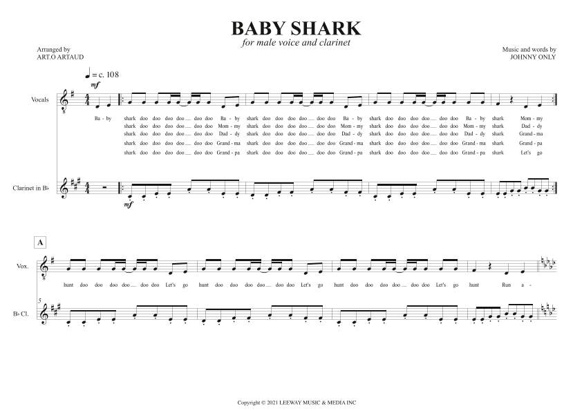 Baby Shark (arr. Art.o Artaud)