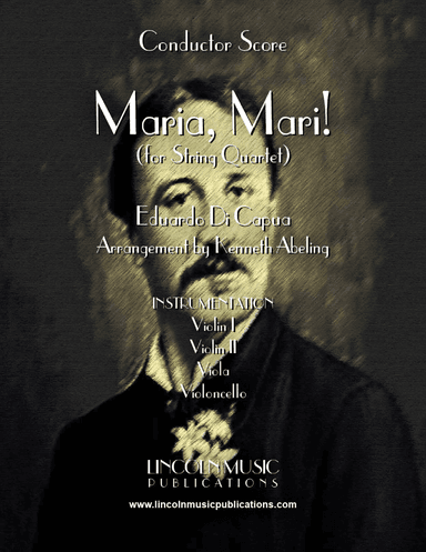 Maria, Mari! (Oh Marie) for String Quartet) (arr. Kenneth Abeling)
