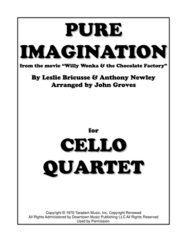 Pure Imagination (arr. John Groves)