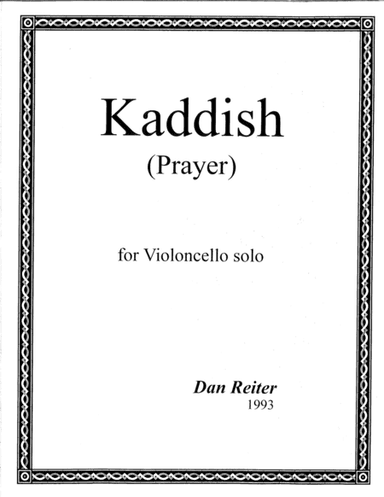 Kaddish  ( Prayer )