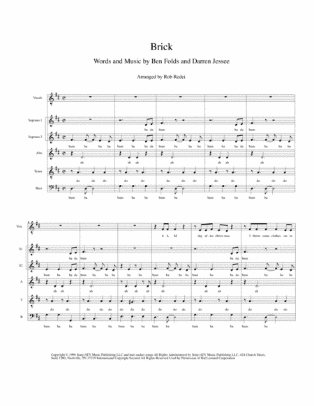 Brick (arr. Rob Redei)