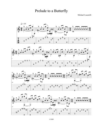 Prelude to  a Butterfly