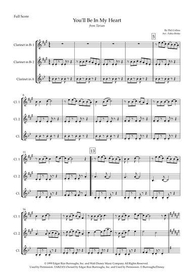 You'll Be In My Heart (arr. Fabio Britto)