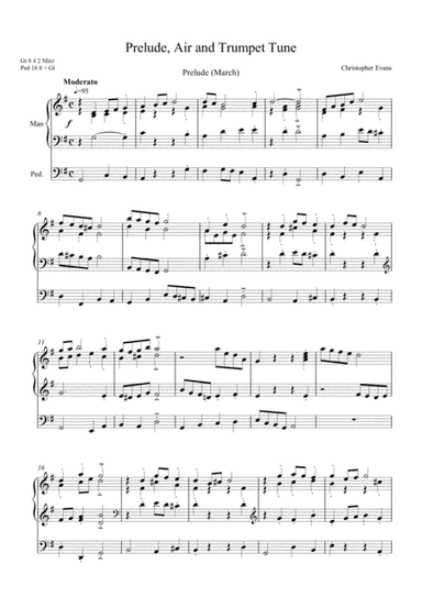 Prelude, Air and Trumpet Tune for Organ