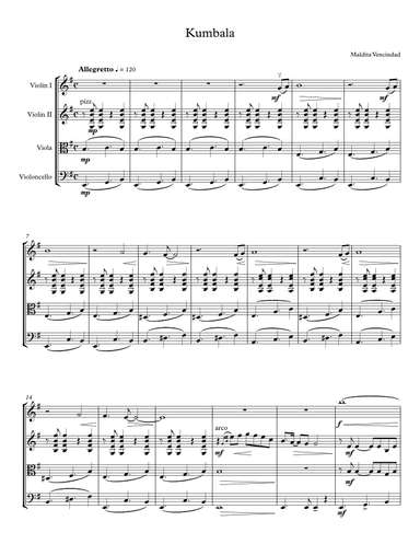 Kumbala (arr. Ulises Cabrera)