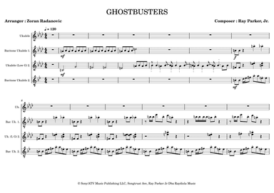 Ghostbusters (arr. Zoran Radanovic)