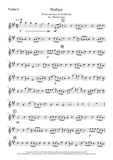 Perfect (arr. Marina Lopes)