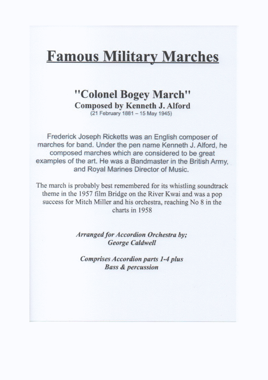 Colonel Bogey March (arr. George Caldwell)