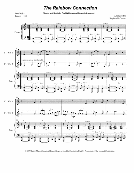 The Rainbow Connection (arr. Stephen DeCesare)