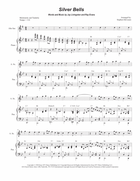 Silver Bells (arr. Stephen DeCesare)