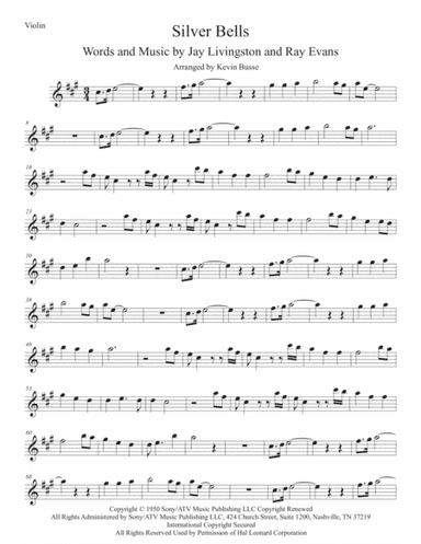 Silver Bells (arr. Kevin Busse)