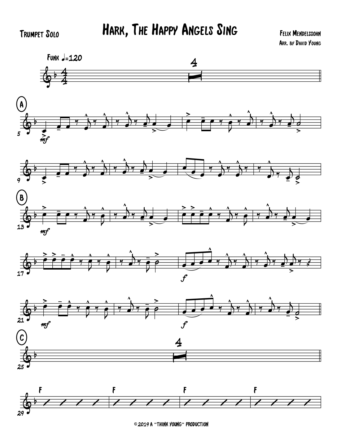 Hark, The Happy Angels Sing (arr. David W. Young)