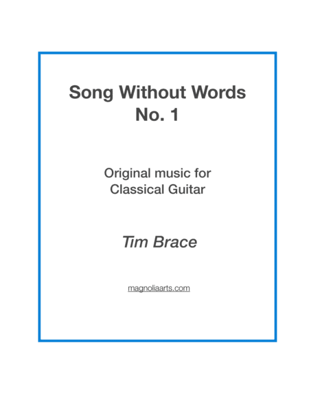 Song Without Words No. 1