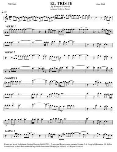 El Triste (arr. Jorge Juárez)