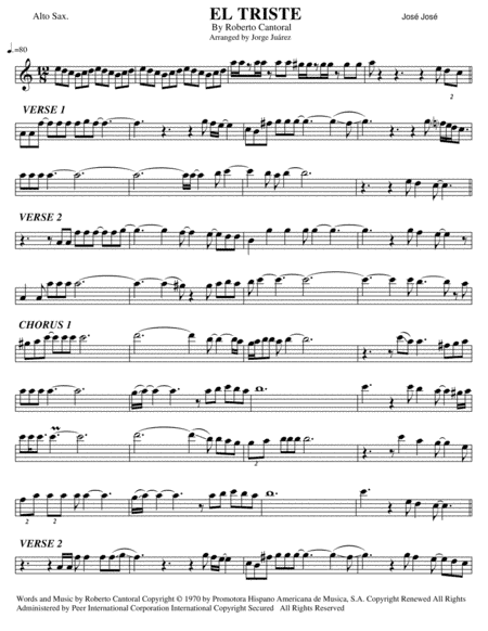 El Triste (arr. Jorge Juárez)