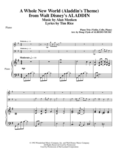 A Whole New World (from 'Aladdin') (arr. Doug Clyde)