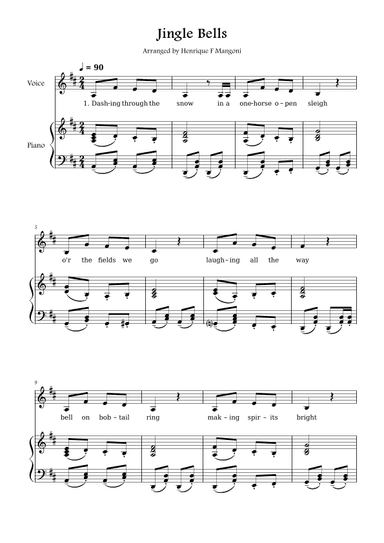 Jingle Bells (arr. Henrique F Mangoni)