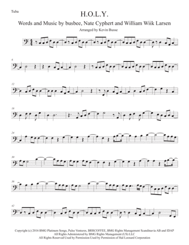 H.O.L.Y. (arr. Kevin Busse)
