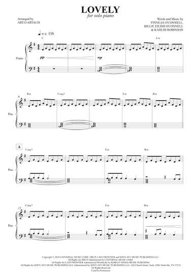 Lovely (arr. Art.o Artaud)